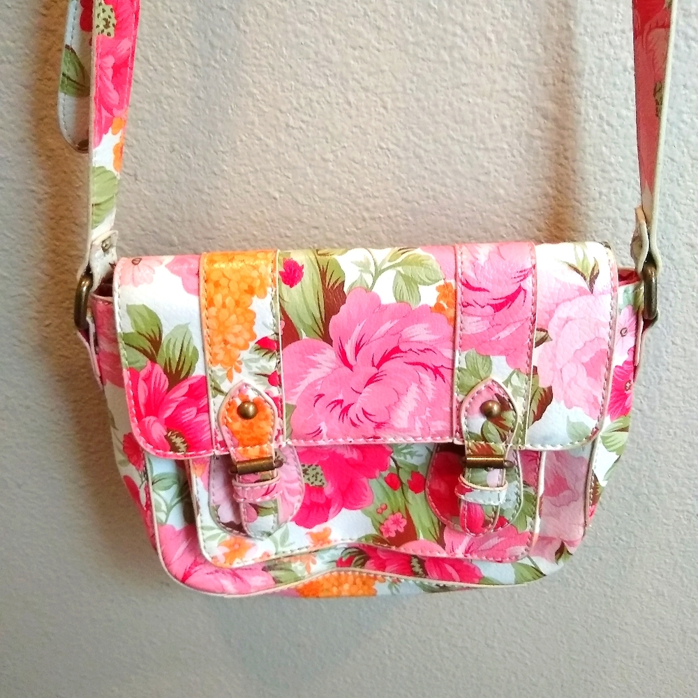 Arizona Jeans Floral Crossbody Bag